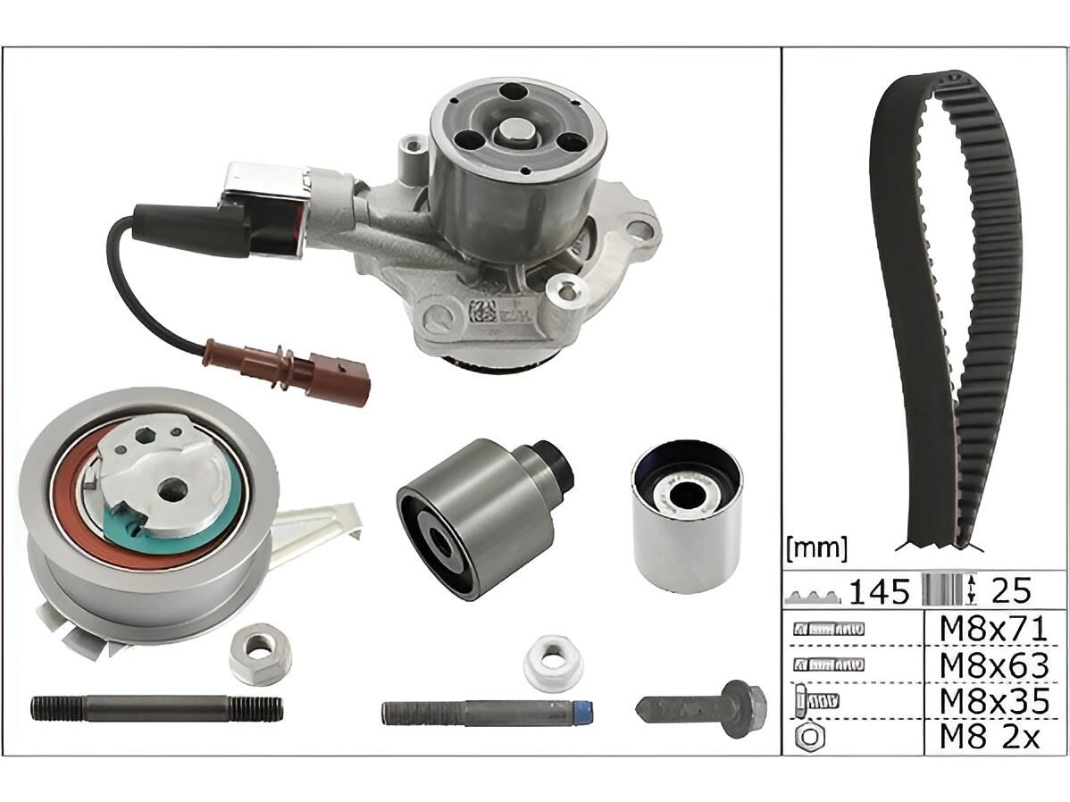 EKSANTİRİK,TRİGER SETİ+DEVİRDAİM(Sensörlü) Skoda Karoq,Kodiaq,Octavia,Superb 04L198119A-530065030