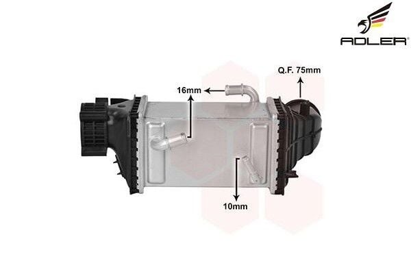 Volkswagen Golf - Radyatör Turbo Soğutucu Intercooler 1.5 TSI DXDB - [Volkswagen Passat, Tiguan; Skoda Octavia, Karoq, Kodiaq; Audi A3] - 04E145785P