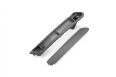 Volkswagen Passat - Kapı İç Çekme Kol ve Kapak Arka Sol (Gri) 97-05 - 3B4867179A7DE