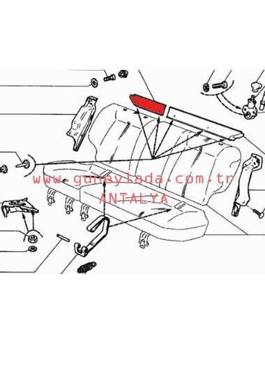 STW DÖŞEME-ARKA KOLTUK ARKA BAKALİTİ SAĞ 51 Lada Vega
