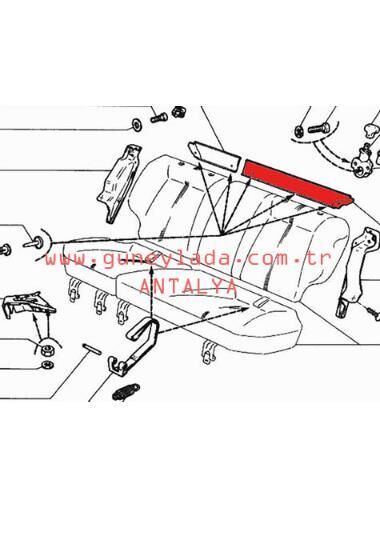 STW DÖŞEME-ARKA KOLTUK ARKA BAKALİTİ SOL 51 Lada Vega