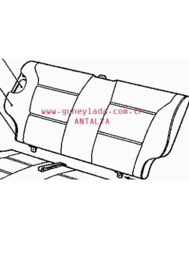 DÖŞEME-KOLTUK ARKA ÜST 48 Lada Samara