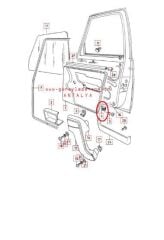 KLİPS,Kapı iç Kaplama YAN [Skoda Favorit,Forman,Pickup]12