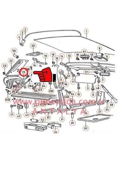 BAGAJ İÇ YAN KAPLAMA    R  [Skoda Favorit,Forman,Pickup] 11