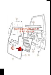 KAPI İÇ AÇMA KOLU KAPAĞI Sağ R  [Skoda Favorit,Forman,Pickup]
