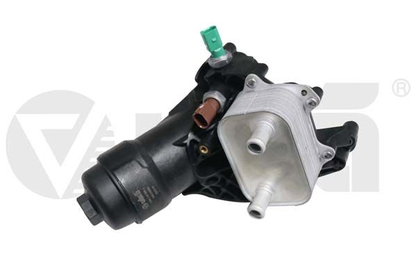 Audi A6 - Yağ Filtre Kütüğü ve Yağ Soğutucu (Çift Çıkış, Müşürlü Yeşil-Kahve) 2.0 TDI CNHA 15-18 D >> - 02-02-2015 - 03N115389J
