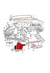 MARŞPİYEL İÇ PLASTİĞİ ÖN Siyah L Sol [Skoda Favorit,Forman,Pickup] 11