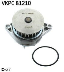 SU POMPASI, DEVİRDAİM  [Skoda Felicia 1.6Mpi,AEE]  VKPC 81210 Valeo 506385