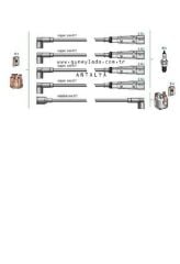 BUJİ KABLOSU Takım  [Skoda Felicia 1.6Mpi,AEE]  032905430P Tesla T642C