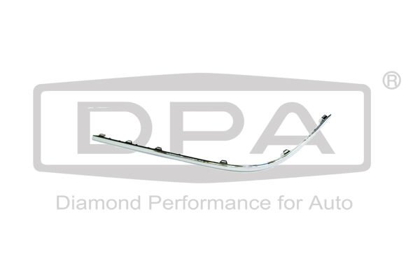 Volkswagen Passat - Tampon Çıtası Arka Sağ (Krom) 06-10 - 3C5807460A
