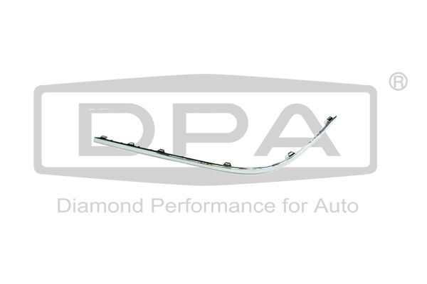 Volkswagen Passat - Tampon Çıtası Arka Sağ (Krom) 06-10 - 3C5807460A