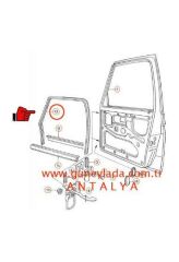 KAPI CAM ÜST FİTİLİ ÖN  R   [Skoda Favorit,Forman,Pickup]