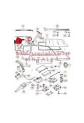 BAGAJ KAPAK MENTEŞESİ   [Skoda Favorit,Forman]   11