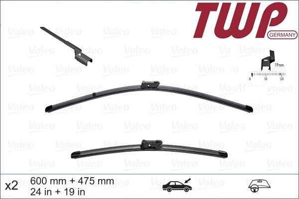 Volkswagen Passat - Silecek Süpürgesi (Set) - 06-15 - 3C1998002
