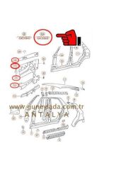ÇAMURLUK İÇ ÖN,Podye  R-Sağ T.Ş. [Skoda Felicia,Pickup]  12