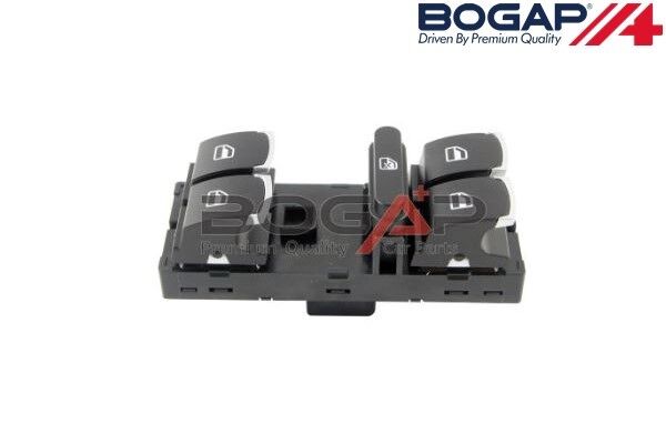 Volkswagen Passat - Cam Açma Anahtarı (4 Lü Krom) - 09+ - 3C8959857