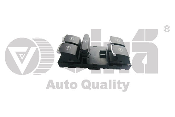Volkswagen Passat - Cam Açma Anahtarı (4 Lü Krom) - 09+ - 3C8959857