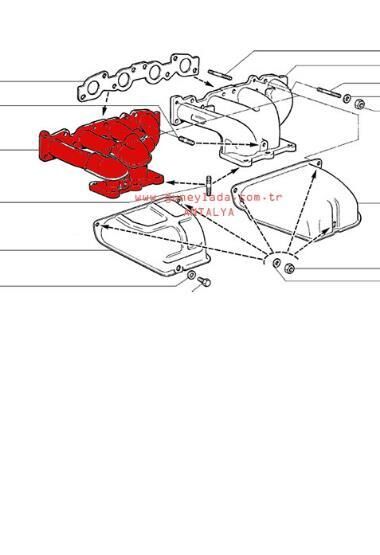 E3 16V MOTOR-MANİFOLT EKSOZ 51