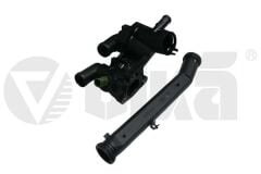 Volkswagen Polo - Termostat Yuvası & Borusu (Komple) 1.4 BBY-BKY-BBZ-AUA - [Skoda Fabia; Seat Ibiza, Cordoba] - 032121111CL