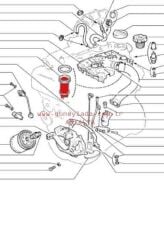 16V MOTOR-YAĞ DEFLEKTÖRÜ 51 Lada Vega