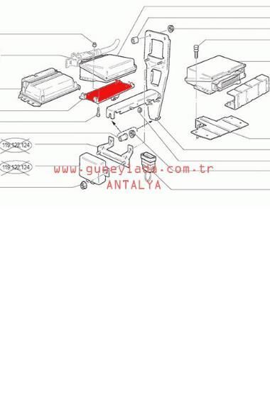 ENJ. KONTROL ÜNİTE ALT BRAKETİ 51 Lada Vega