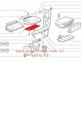 ENJ. KONTROL ÜNİTE ALT BRAKETİ 51 Lada Vega