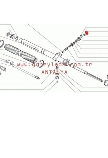 DİREKSİYON SONSUZ DİŞLİ TOZ KAPAĞI 48 Lada Samara