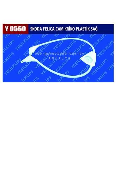 CAM AÇMA MEKANİZMA PLASTİĞİ ÖN R Sağ Otomatik  [Skoda Felicia,Pickup]