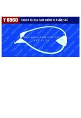 CAM AÇMA MEKANİZMA PLASTİĞİ ÖN R Sağ Otomatik  [Skoda Felicia,Pickup]