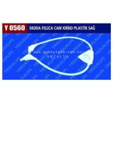 CAM AÇMA MEKANİZMA PLASTİĞİ ÖN R Sağ Otomatik  [Skoda Felicia,Pickup]