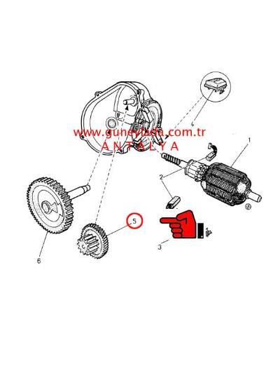 SİLECEK MOTOR DİŞLİSİ ÖN - Küçük [Skoda Favorit,Forman,Pickup]  11