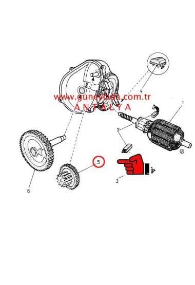 SİLECEK MOTOR DİŞLİSİ ÖN - Küçük [Skoda Favorit,Forman,Pickup]  11
