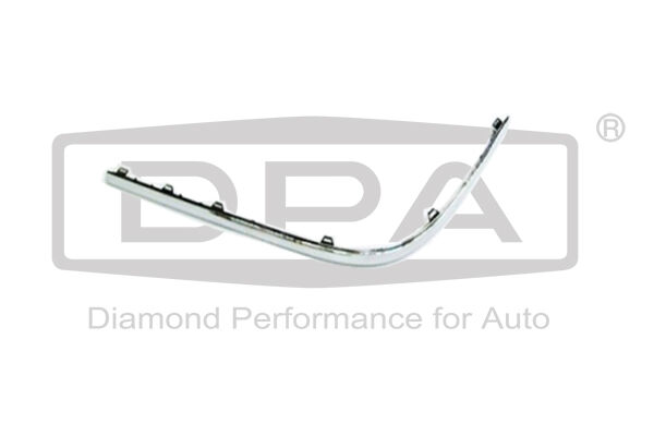 Volkswagen Passat - Tampon Çıtası Arka Sağ (Krom) - 09-12 - 3C8807460A