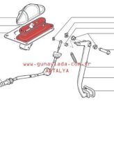 DEBRİYAJ-PEDAL BRAKETİ 51 Lada Vega
