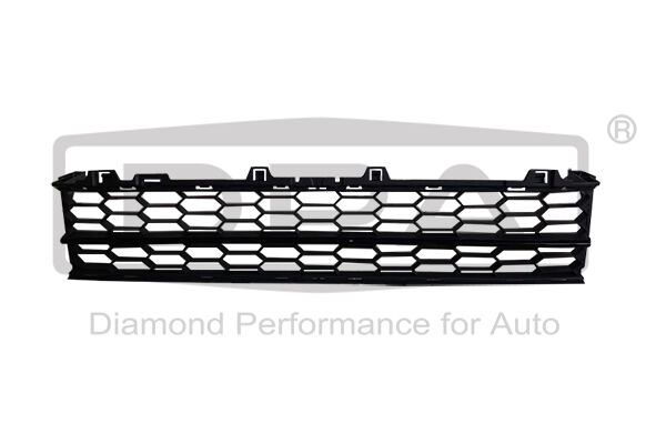 Skoda Superb - TAMPON IZGARASI (Parlak Siyah Çıtalı) - 3V0853677S