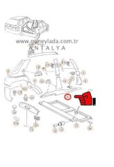 MARŞPİYEL İÇ PLASTİĞİ L-SOL [Skoda Felicia,Pickup]    12