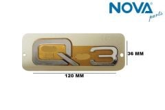 Audi Q3 - Yazı Q3 - 8U08537412ZZ