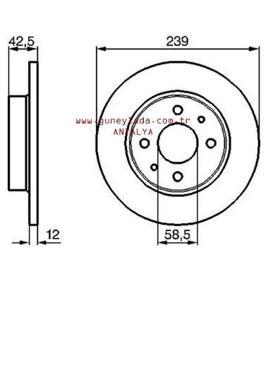 FREN-DİSKİ TKM. 48 Lada Samara