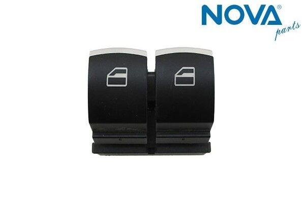 Volkswagen Golf - Cam Açma Anahtarı (2 Li Krom) - [Seat Ibiza, Leon; Volkswagen Passat, Polo, Touareg] - 5K3959857B