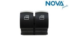 Volkswagen Golf - Cam Açma Anahtarı (2 Li Krom) - [Seat Ibiza, Leon; Volkswagen Passat, Polo, Touareg] - 5K3959857B