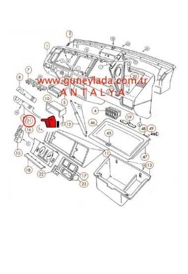 ANAHTAR PANELİ SACI,Far,Park [Skoda Favorit,Forman,Pickup]