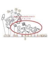 TERMOSTAD İÇ  [Skoda Octavia,Fabia,Superb,Rapid,Yeti,CAXA,CAXC,BTS,BXW]  03C121110Q  13F