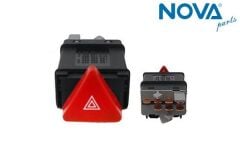 Volkswagen Polo - Flaşör Anahtarı (Üçgen Tip) - [Volkswagen Transporter T4] - 6N0953235B