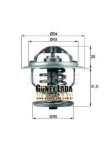 TERMOSTAT İÇ 87c-102c  [Skoda Fabia,Octavia,Roomster, Rapid, Yeti BLS,BJB,BXE,CFFB] 03G121113A