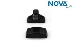 GÜNEŞLİK BRAKETİ,TUTUCUSU - SİYAH  [Skoda Fabia,Octavia,SuperB]