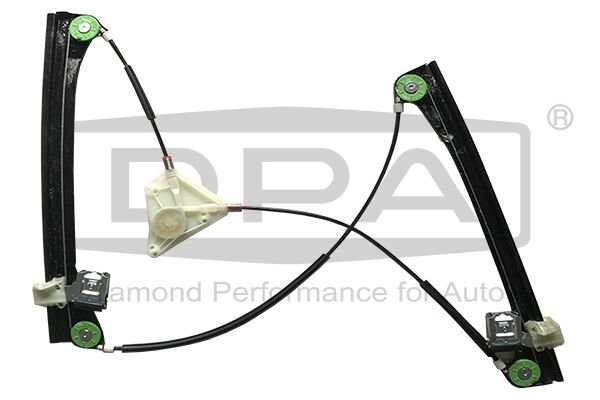 Volkswagen Polo - Cam Açma Mekanizması Ön Sağ - 02-10 - 6Q3837462J