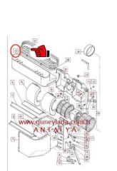 KALORİFER SİSTEMİ HAVA GİRİŞ KANALI  [Skoda Favorit,Forman,Felicia,Pickup]