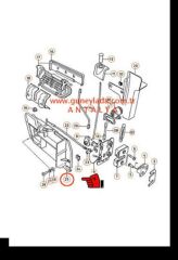 KAPI İÇ AÇMA KOLU YUVASI ALT EM Sağ-R  [Skoda Favorit L,Forman L,Pickup L]