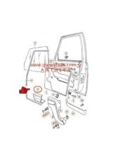 KAPI İÇ AÇMA KOLU YUVASI LX  Sol-L [Skoda Favorit LX,Forman LX,Pickup LX]