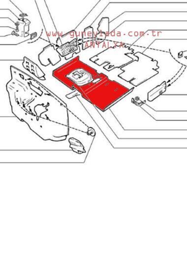 DÖŞEME-TABAN İZOLASYON ORTA 51 Lada Vega